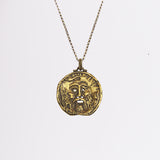 Francesca Amfitheatrof x ISSIMO The mouth of the truth golden pendant
