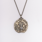 Francesca Amfitheatrof x ISSIMO The mouth of the truth silver pendant