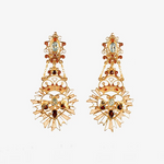 ISSIMO X Percossi Papi White Cuore Sacro Earrings - Made to order