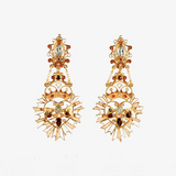 ISSIMO X Percossi Papi White Cuore Sacro Earrings - Made to order