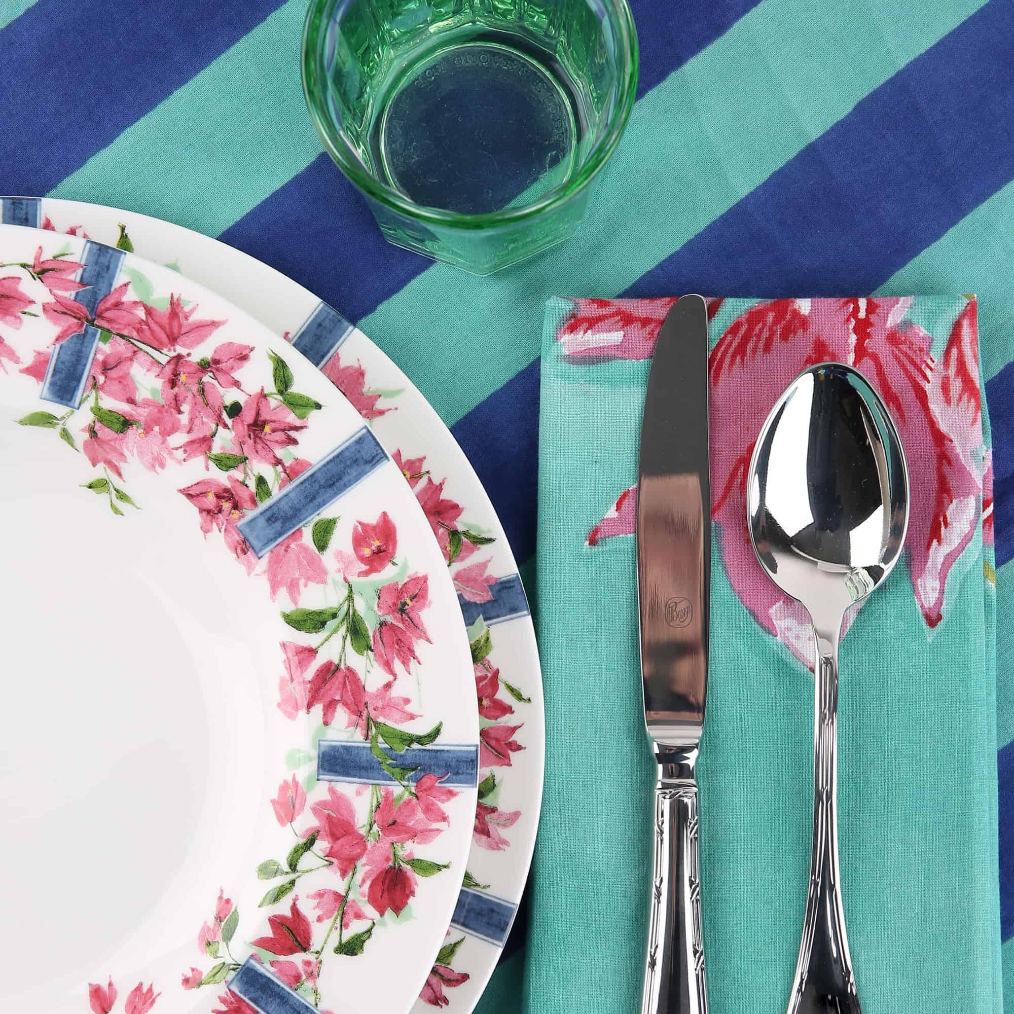 ISSIMO X Villeroy & Boch Bougainvillea Show Plate, Set of 6