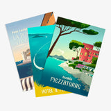 ISSIMO Pellicano Hotels Posters Set of 3