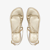 ISSIMO x Mario D'Ischia Mario Gold Sandals