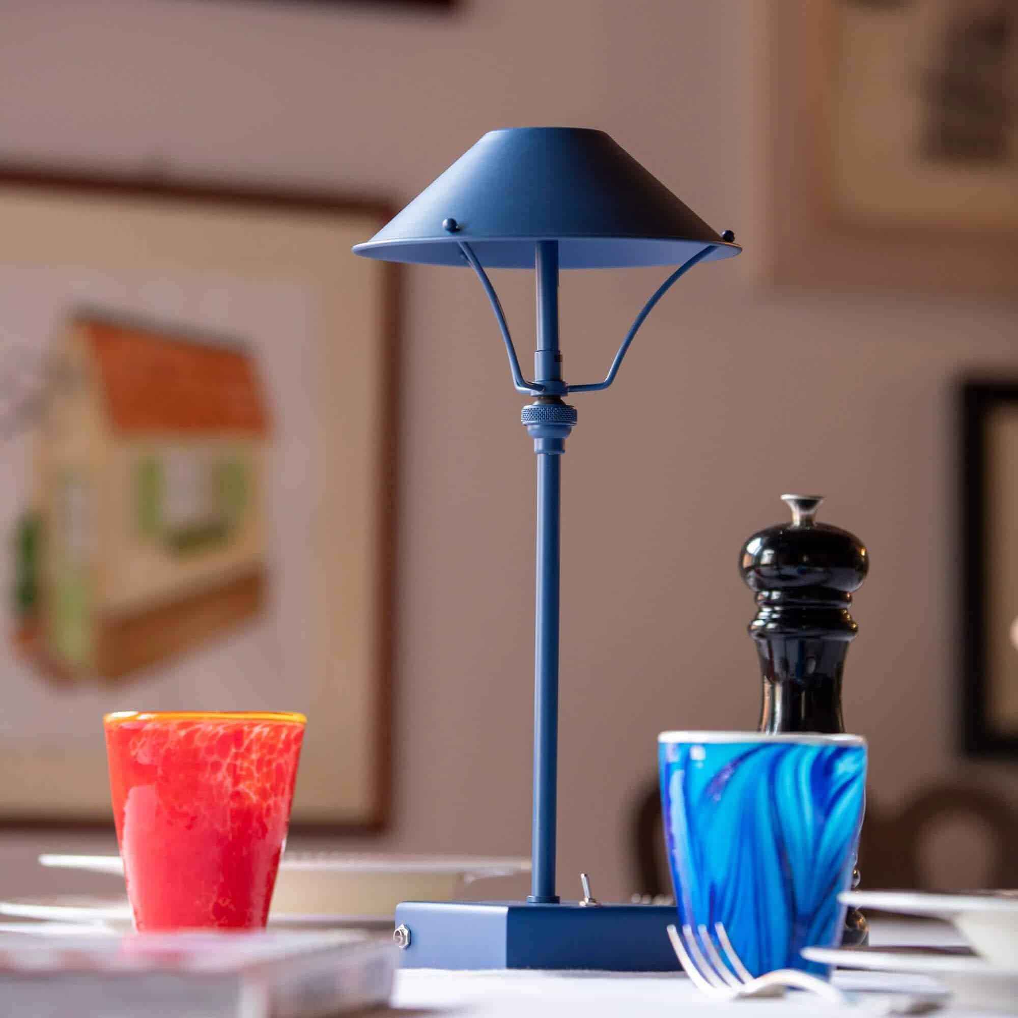 ISSIMO X Anna Lari Ambrina Mezzatorre Blue Lamp