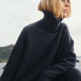 ISSIMO Cashmere Blue Navy Sweater