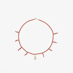 ISSIMO Coral and Gold Necklace