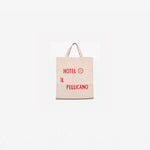 ISSIMO Mini Tote Bag Il Pellicano- Short Handle
