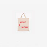 ISSIMO Mini Tote Bag Il Pellicano- Short Handle