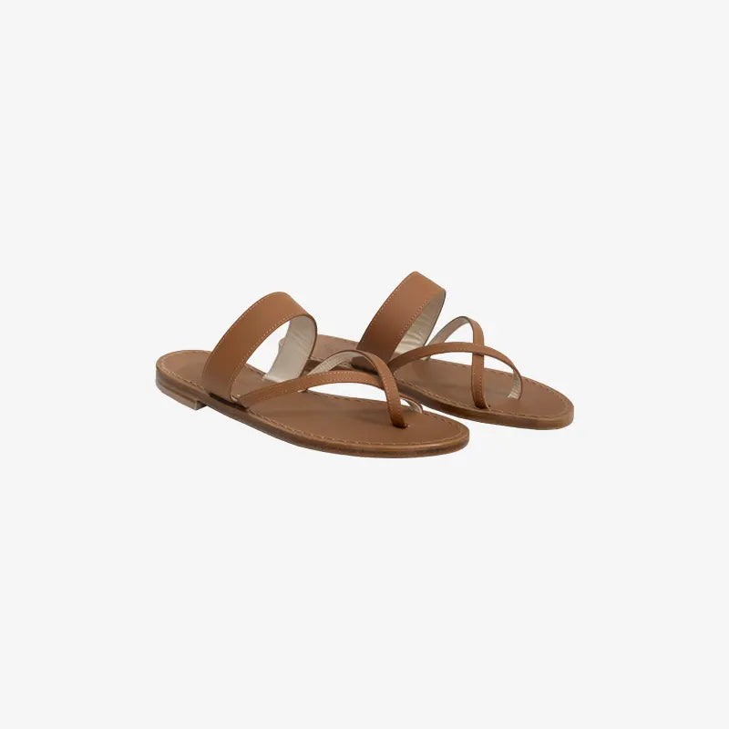 ISSIMO X Mario D'Ischia Tan Sandals