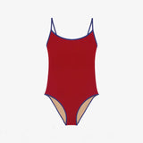 ISSIMO x Lido Trentasei One Piece Swimsuit Red & Navy Blue
