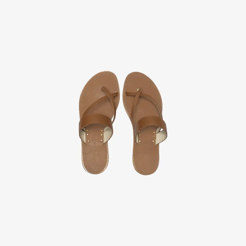 ISSIMO X Mario D'Ischia Tan Sandals