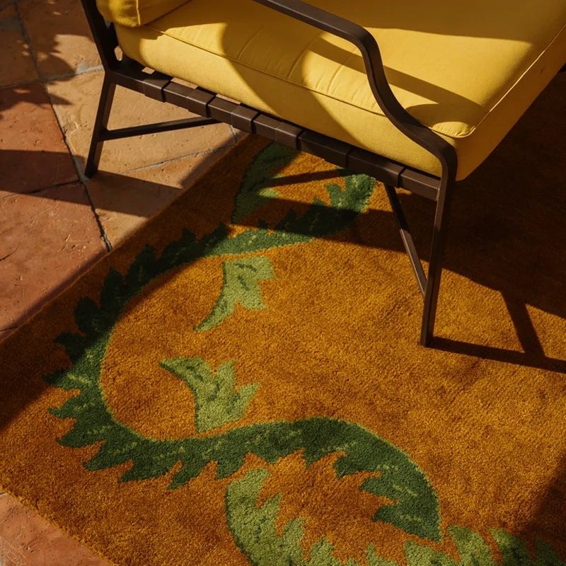 Campbell Rey for ISSIMO by Nordic Knots at Hotel Il Pellicano Climbing Vine rug - Made to order