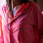 ISSIMO X Schostal Unisex Pyjama - Orange & Turquoise