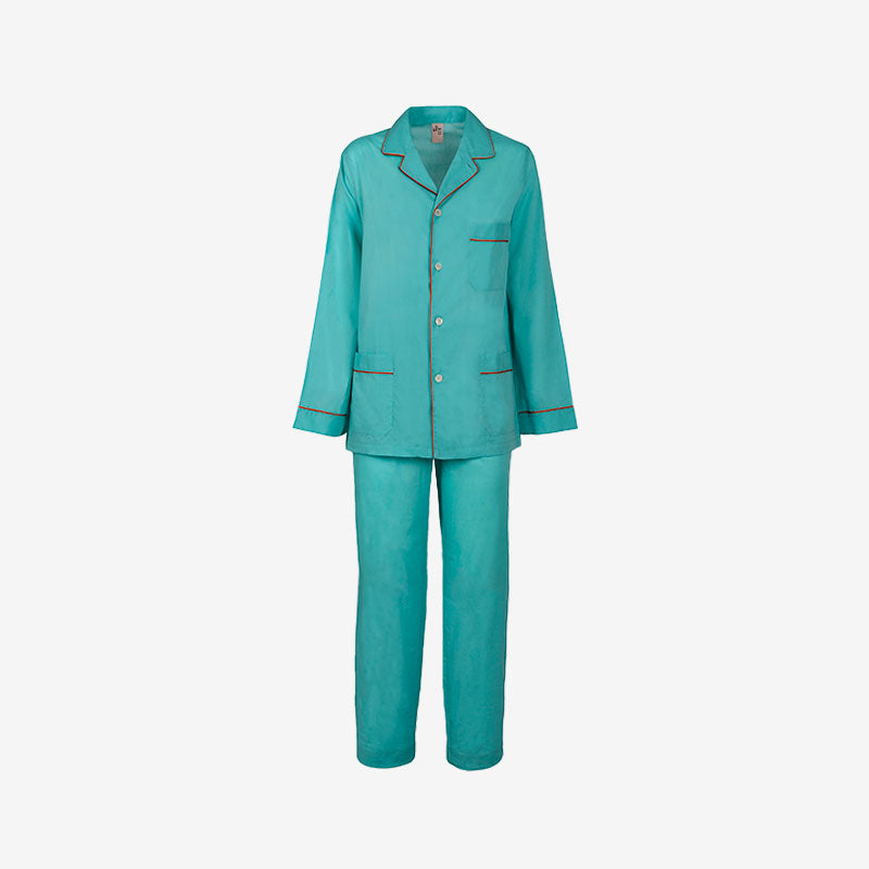 ISSIMO X Schostal Unisex Pyjama - Turquoise & Orange