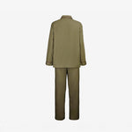 ISSIMO X Schostal Unisex Pyjama - Olive green & Bordeaux