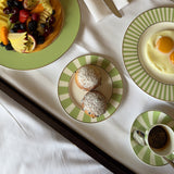 ISSIMO X Villeroy & Boch Striped Bread Plate, Set of 6