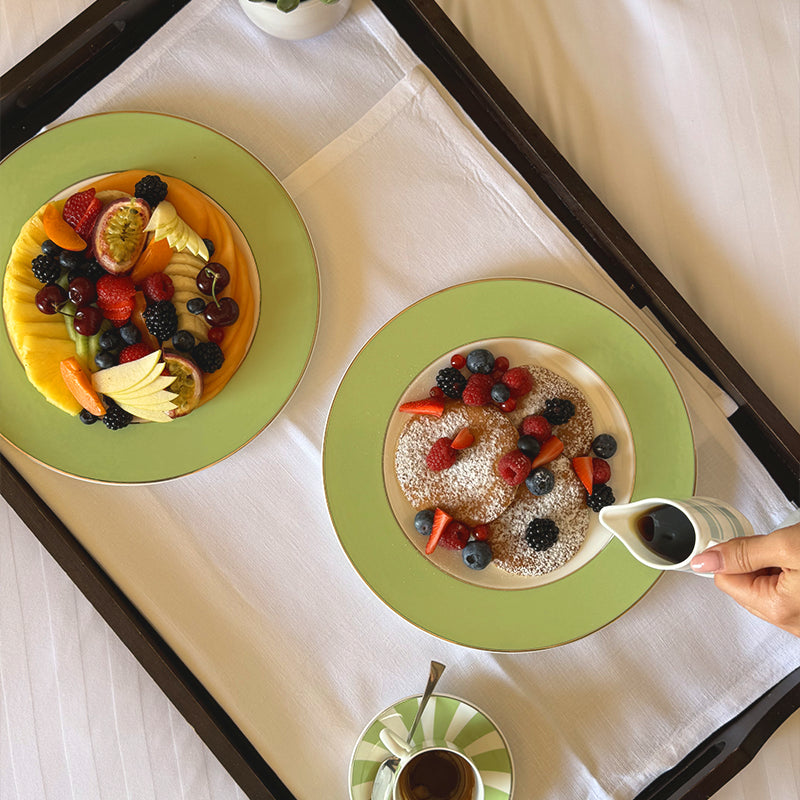 ISSIMO X Villeroy & Boch Striped Flat Plate, Set of 6