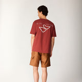 T-shirt Highsnobiety x Il Pellicano Terracotta
