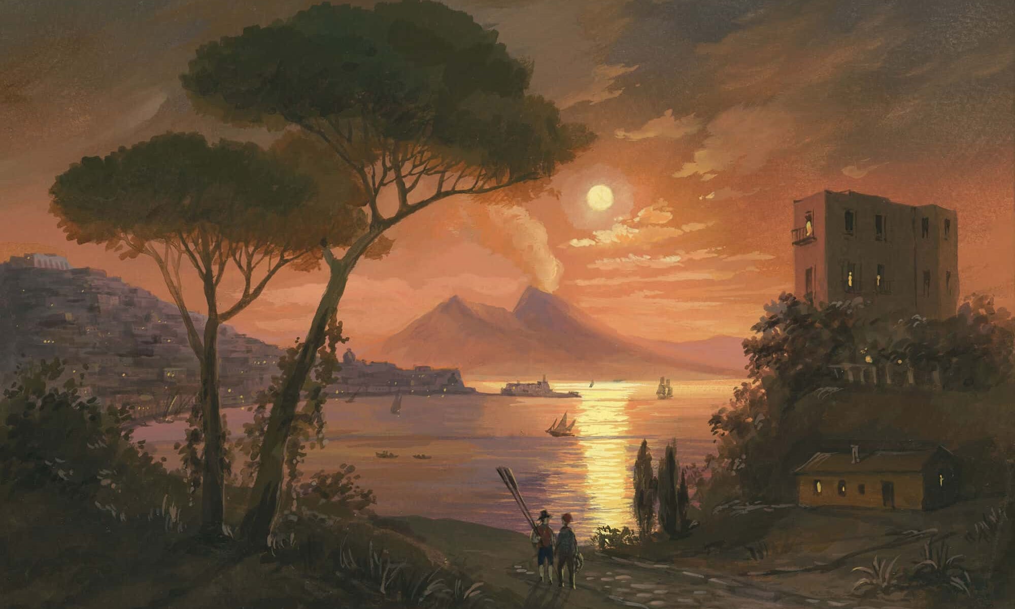 Painting the Bay of Naples