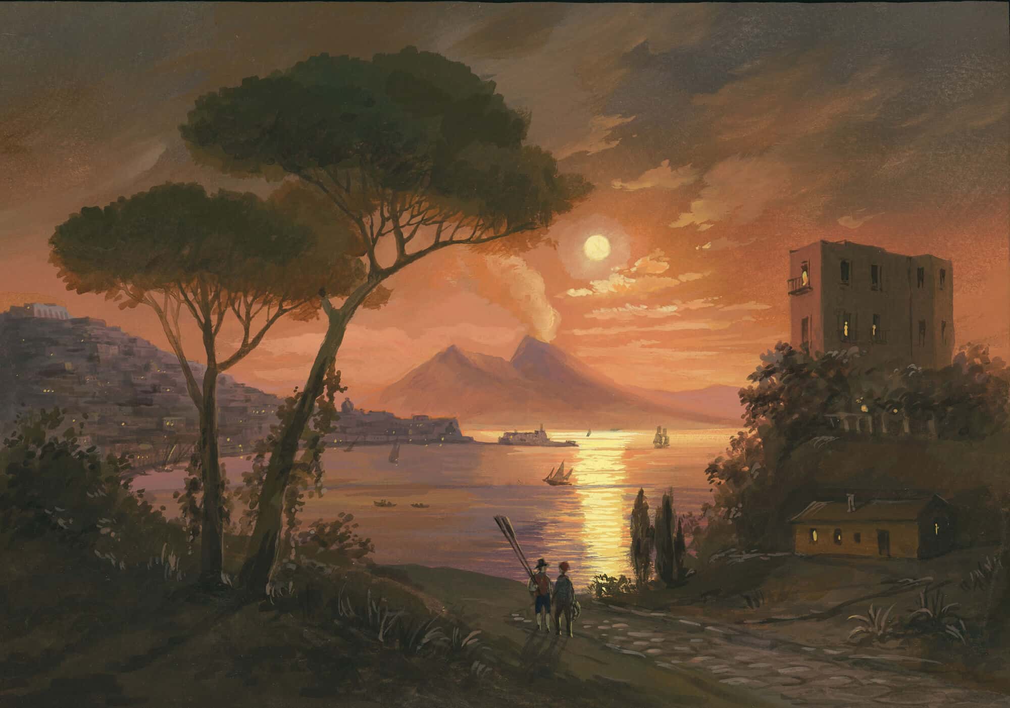 Painting the Bay of Naples