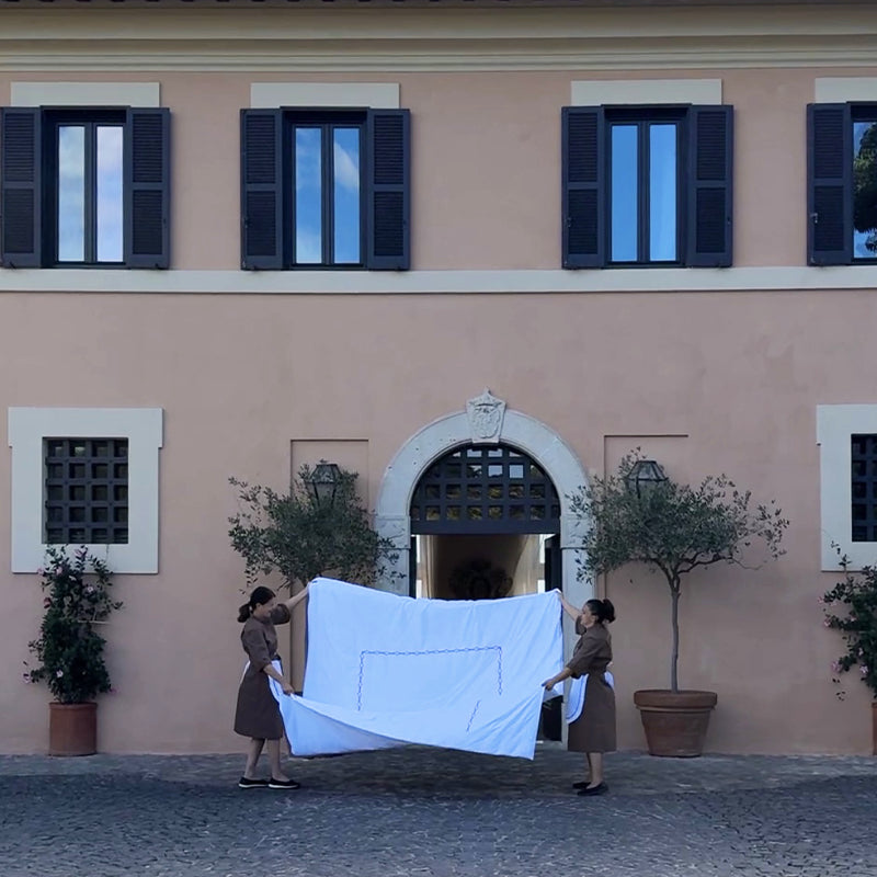 ISSIMO X Frette Duvet Cover La Posta Vecchia