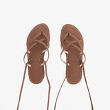 ISSIMO x Mario D'Ischia Brown Sandals
