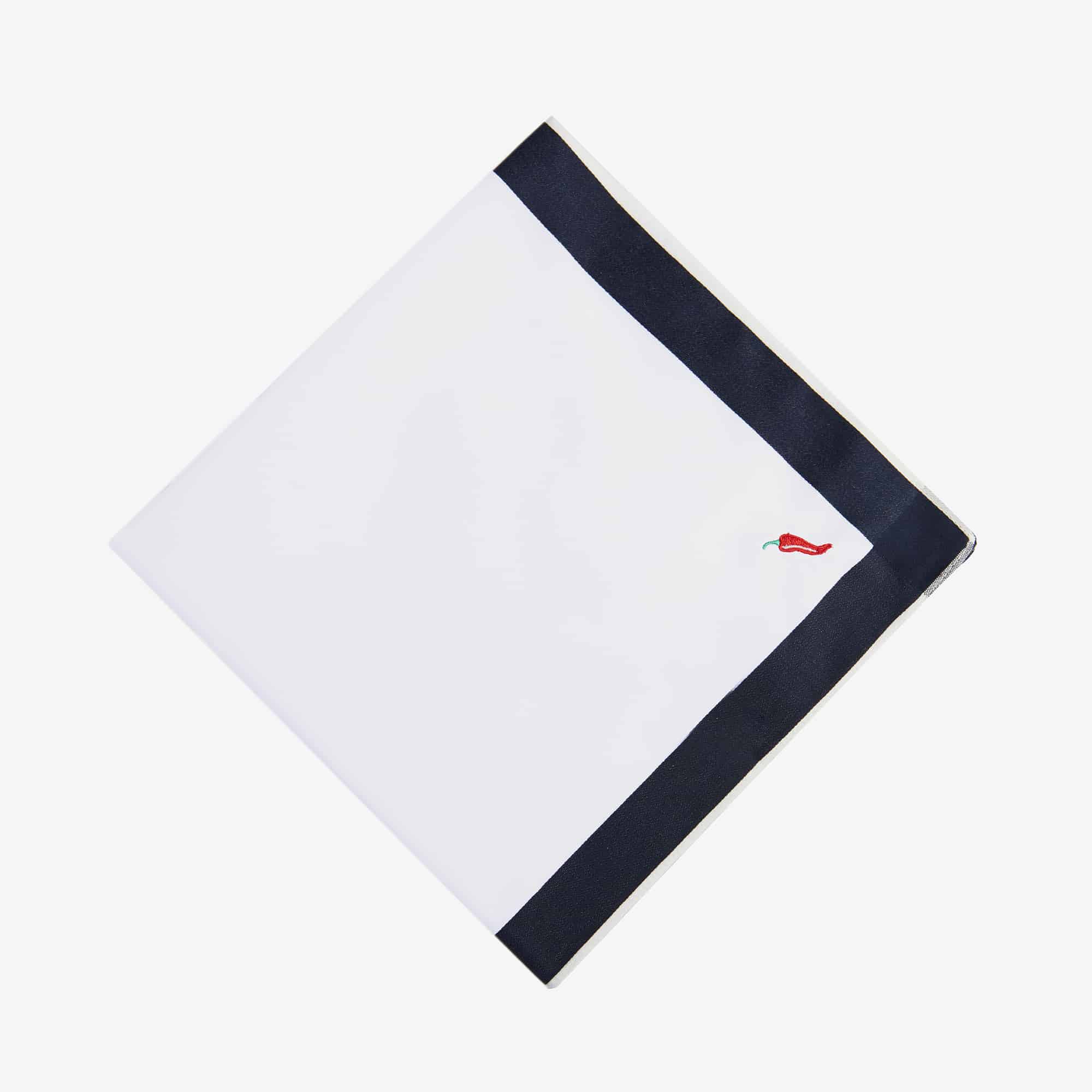 ISSIMO X Schostal Handkerchief with peperoncino embroidery