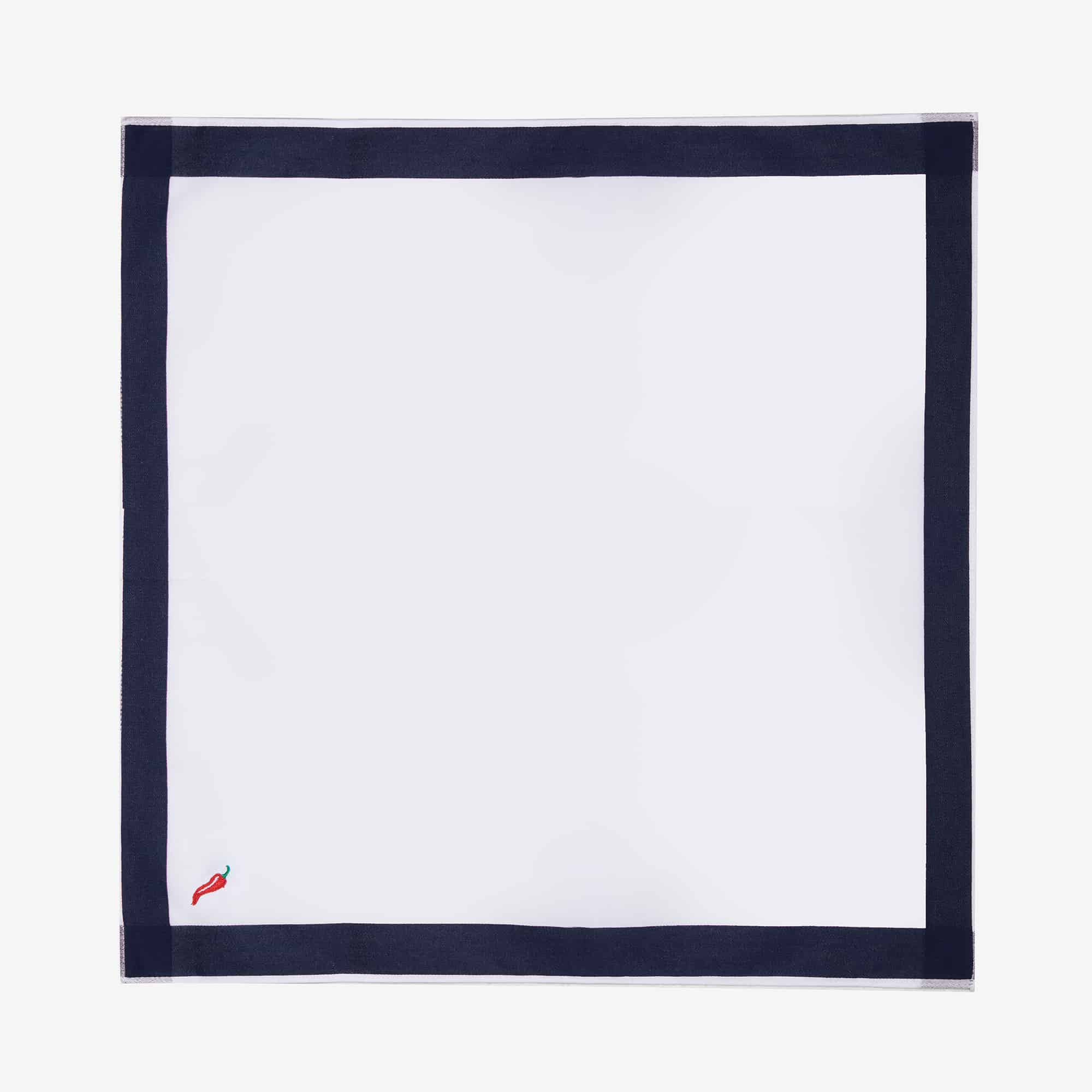 ISSIMO X Schostal Handkerchief with peperoncino embroidery