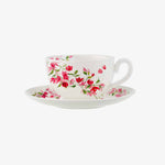 ISSIMO X Villeroy & Boch Bougainvillea Tea Cup and Saucer, Set of 2