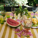Bitossi Home Set of 6 Glasses Assorted Shapes Nuances Blue Green - Red Wine