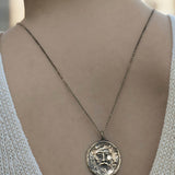 Francesca Amfitheatrof x ISSIMO The mouth of the truth silver pendant