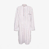 ISSIMO X Schostal Unisex Nightshirt - White & Multicoloured Stripes