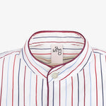ISSIMO X Schostal Unisex Nightshirt - White & Multicoloured Stripes