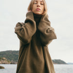ISSIMO Cashmere Olive Sweater