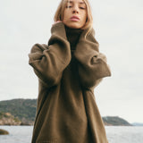 ISSIMO Cashmere Olive Sweater