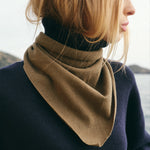 ISSIMO Cashmere Olive Triangle Scarf
