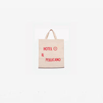 ISSIMO Mini Tote Bag Il Pellicano- Short Handle