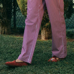 ISSIMO X Allagiulia Artisanal Brick Embroidery Loafers