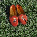 ISSIMO X Allagiulia Artisanal Brick Embroidery Loafers