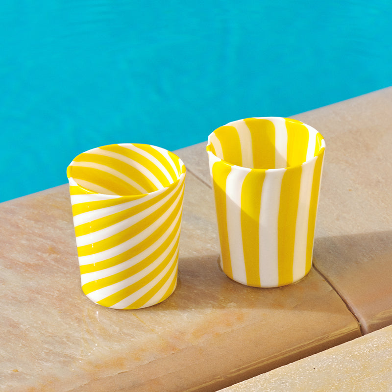 ISSIMO X LAGUNA~B Murano Tumblers Set of 2
