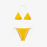 ISSIMO x Lido Venti Two Piece Swimsuit Yellow and White