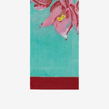 ISSIMO X Lisa Corti Bougainvillea White Veronese Stripes Napkin
