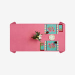 ISSIMO X Lisa Corti Bougainvillea White Veronese Stripes Placemat