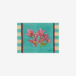 ISSIMO X Lisa Corti Bougainvillea White Veronese Stripes Placemat