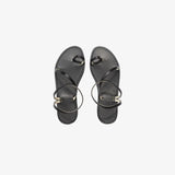 ISSIMO X Mario D'Ischia Deep Black Sandals
