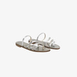 ISSIMO X Mario d'Ischia Silver Sandals