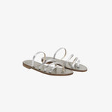 ISSIMO X Mario d'Ischia Silver Sandals