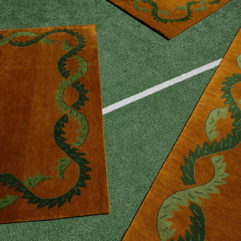 Campbell Rey for ISSIMO by Nordic Knots at Hotel Il Pellicano Climbing Vine rug - Made to order