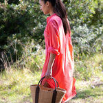 ISSIMO X Schostal Unisex Nightshirt - Orange & Turquoise