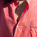 ISSIMO X Schostal Unisex Nightshirt - Orange & Turquoise